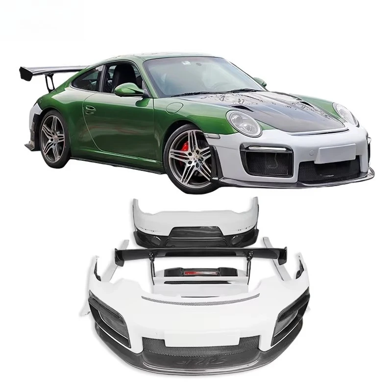 

STLF Suitable for Porsches 911 997.1/997.2 Body Kit Upgrade GT2RS Style Front Bumper Rear Bumper Side Skirts Spoiler Perfect Fit
