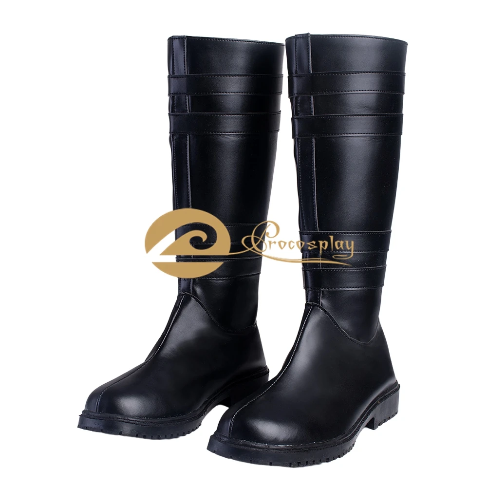Kylo Cosplay Ren Stiefel Schwarze Schuhe für Männer Halloween Rollenspiel