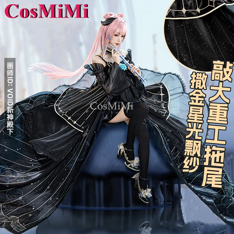 CosMiMi Sangonomiya Kokomi Cosplay Genshin Impact Costume Abyss Of Loss Elegant Formal Dress Carnival Party Role Play Clothing