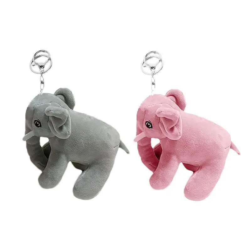 

Elephant Keychain For Women Soft and Comfortable Elephant Bag Pendants Multifunctional Creative Keyring Soft Doll Toys For Bags