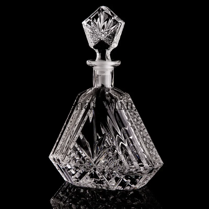 

CL glass wine bottle with lid storage bottle sealed sparkling wine bottle bar household wine