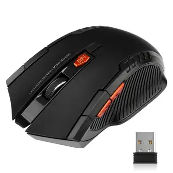 2.4G Kablosuz Fare 1600DPI Optik Fare Oyuncu Faresi Bilgisayar için 6 Tuşlu Kablosuz Fare USB Alıcılı PC Dizüstü Bilgisayar Aksesuarları 6 best sales Yan düğmeli oyun faresi - №6