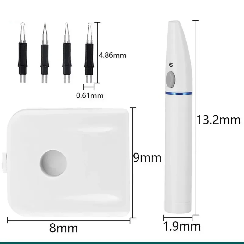 

New Dental Remote Glue Knife Break Pen Wireless Oral Hygiene Dental Glue Dissolving Heater Device 4/8 Tips