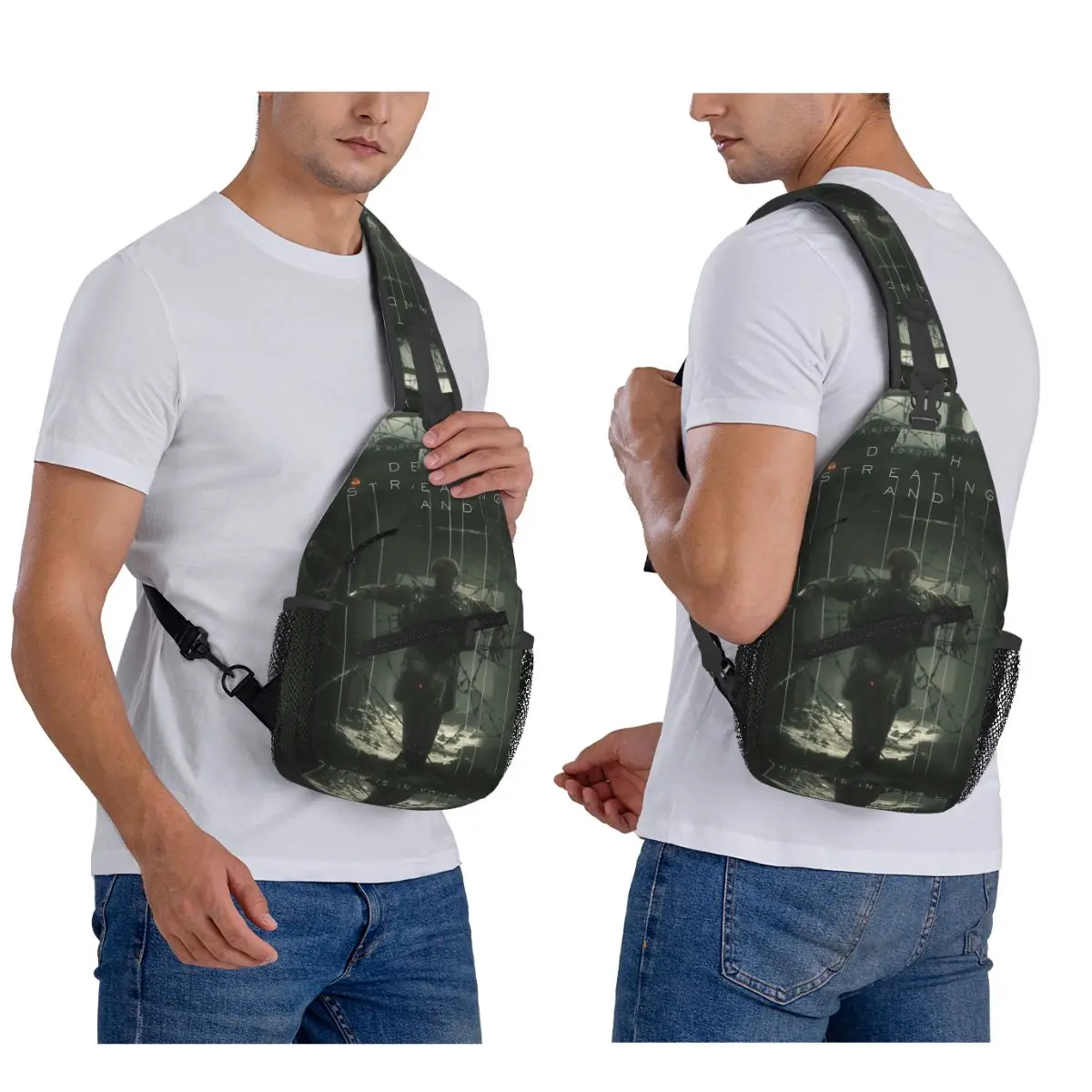 

Death Stranding ручная нагрудная сумка мужской рюкзак через плечо нагрудная сумка дорожный походный рюкзак сумка на плечо