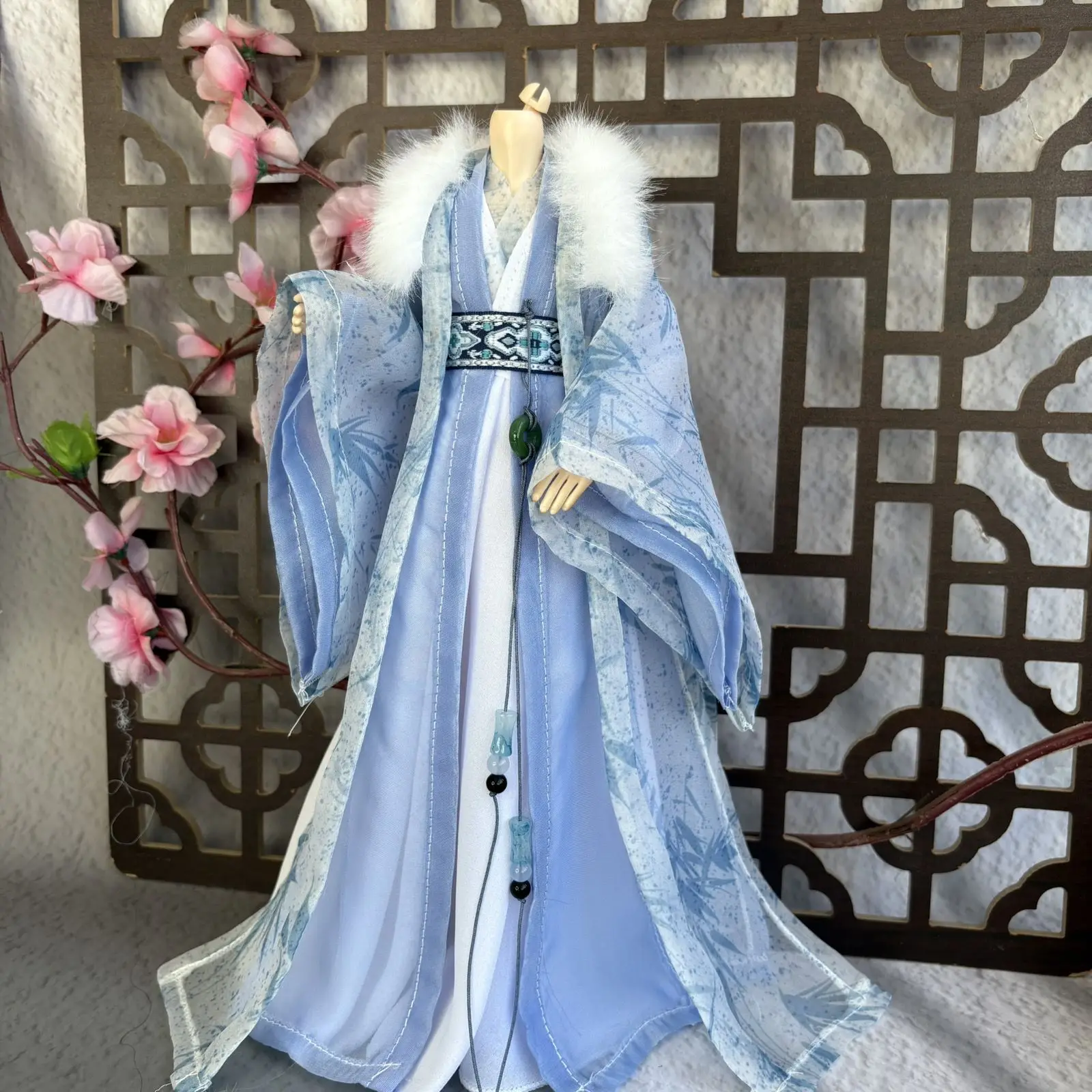 1/6 Ratio Men's Soldier Fashion Ancient Martial Arts Clothing Hanfu Set 30Cm Bjd Toy Doll Accessories Clothing Without Dolls