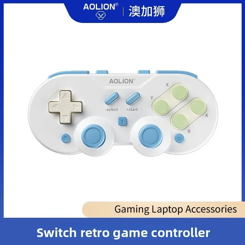 

Aolion мини-ретро-геймпад с турбо-функцией, многоплатформенный джойстик с датчиком Холла, контроллер D-Pad, идеально подходит для FPS и боевых игр