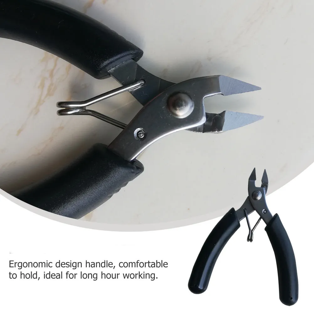

Premium Black Wire Cutters for Tennis Racket Stringing Tool Metal Wire Cutter Pliers with Ergonomic Handle Fast Efficient Flush
