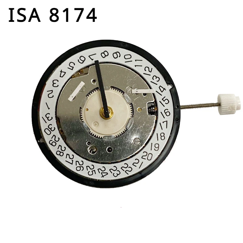 

Swiss Original Imported ISA 8174 Movement Quartz Watch Movement 8174 Six Pin Watch Mouvement Accessories