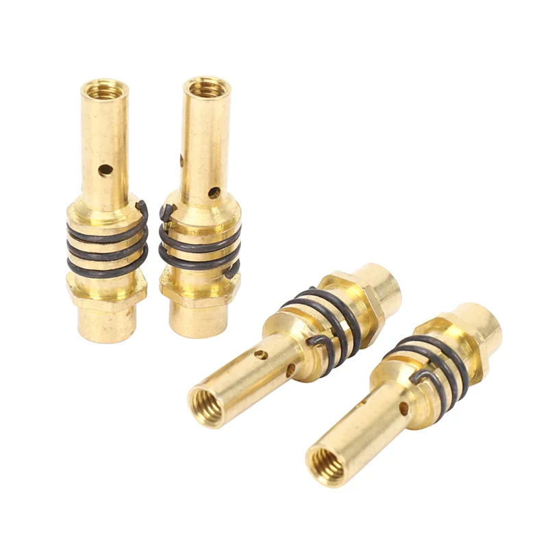 

2025 Trend 110Pcs Mig Welding Nozzle Welder Torch Nozzles Gold Tip Holder Contact Tips 0.040 Inch Gas Diffuser Set For Torches