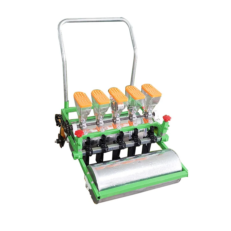 New 4-Row Hand Push Vegetable Seeder/Tomato Planter Machine Onions Transplant Sowing for Farms Motor Core Component 2-Year