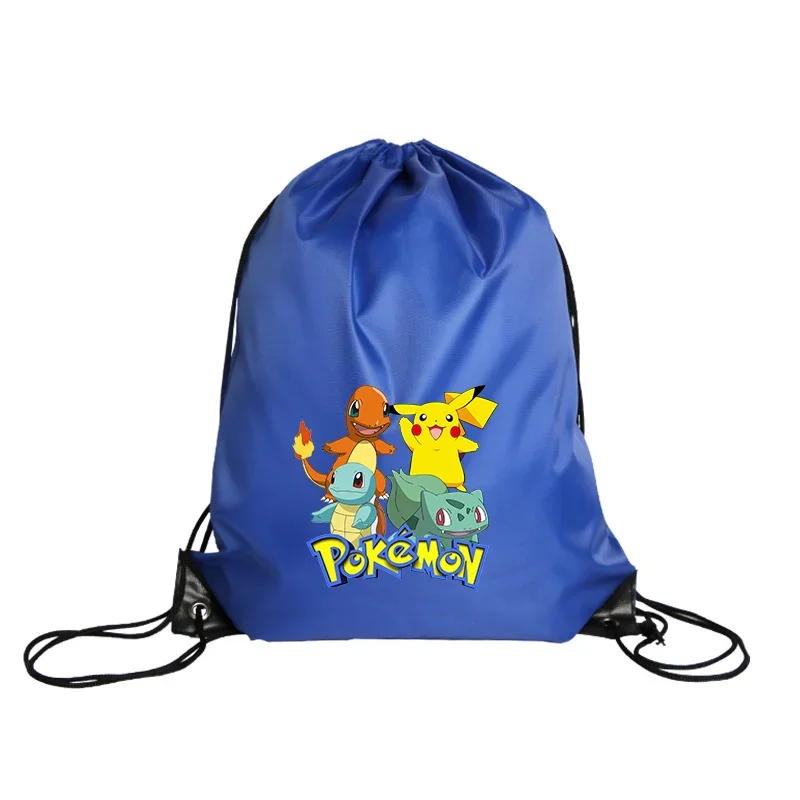 بوكيمون أنيمي الرباط حقيبة سعة كبيرة رياضة اليوغا على ظهره خفيفة الوزن كيس التخزين الكتف حزمة جيب حقائب للهدايا
