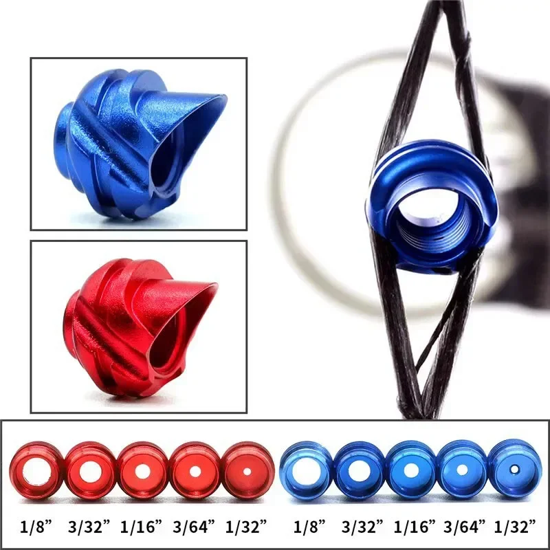 Archery Compound Bow Peep Sight 1Set 37/45 Degree 5pcs Inner Core Clarifier Lens Aperture Kit Bow Arrow Hunting Sight view 4