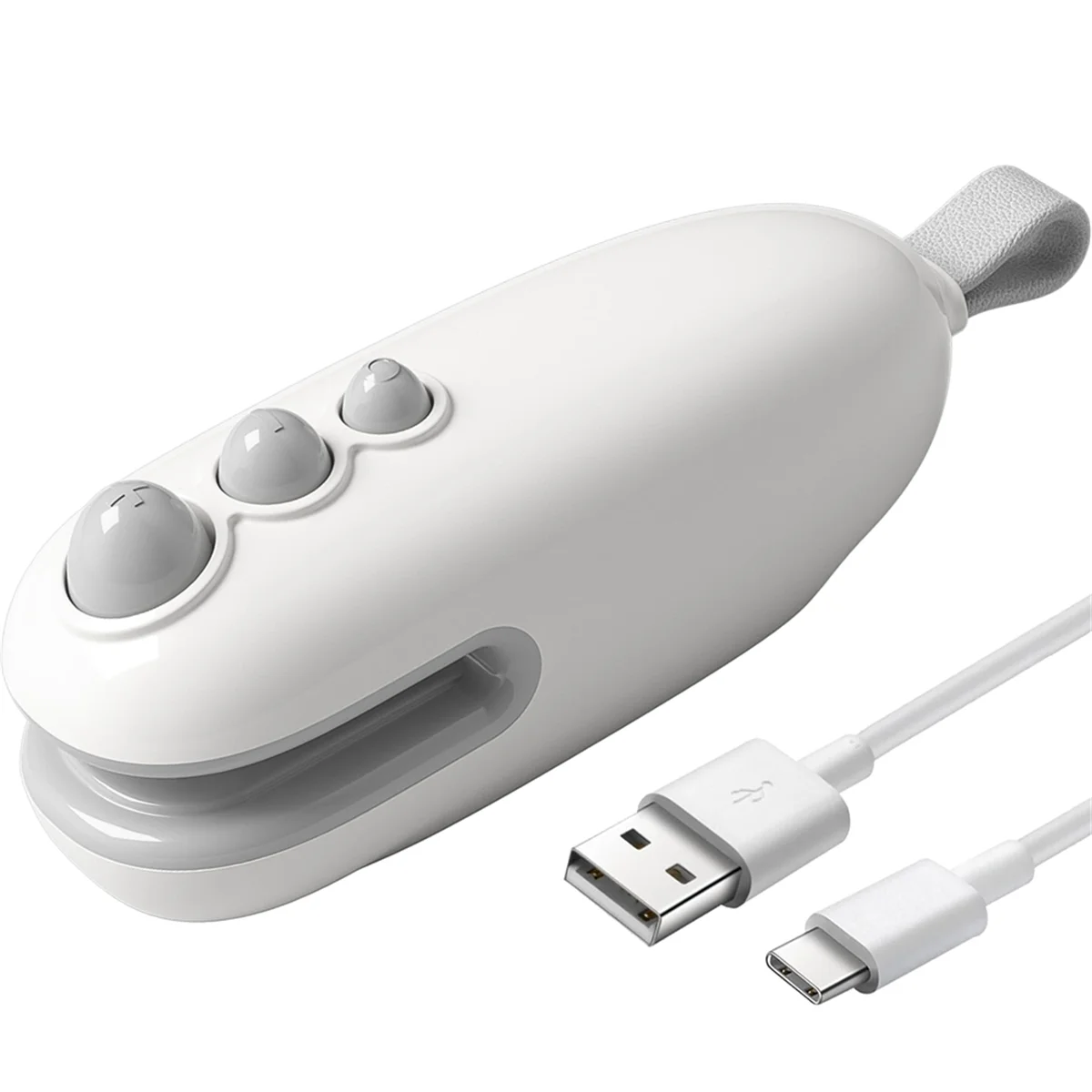 Mini sellador de bolsas, sellador de bolsas recargable, máquina selladora de calor portátil con sellado térmico magnético y portátil