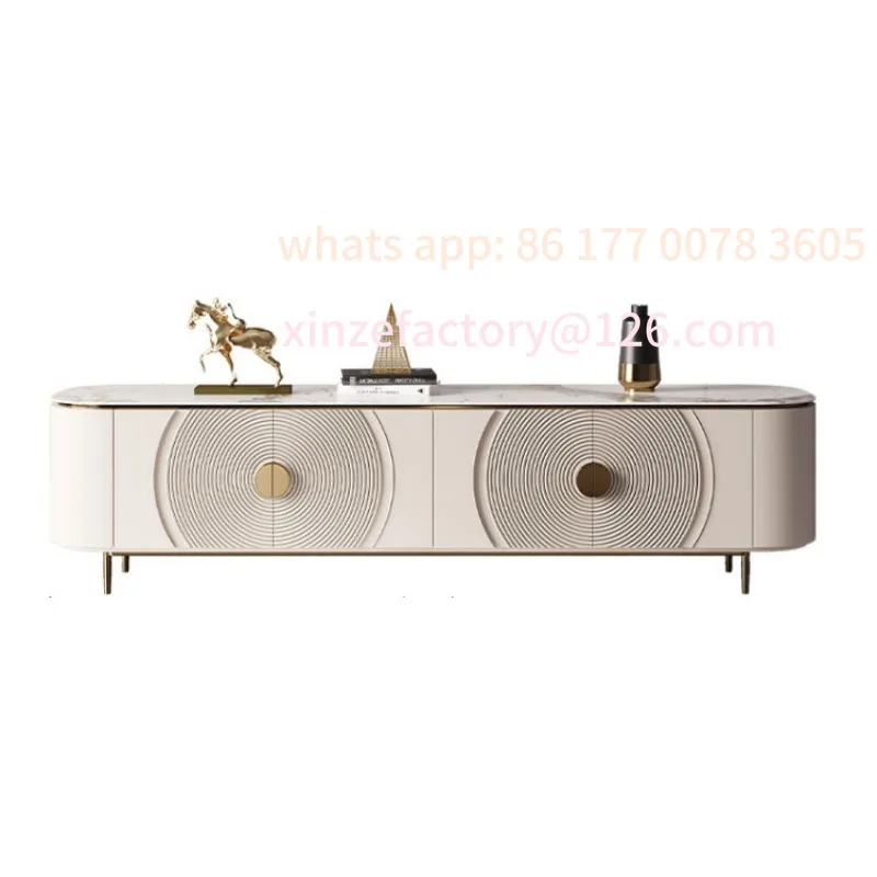 

Customizable American TV Cabinet Coffee Table Combination Post-modern Simple Light Luxury Living Room TV Cabinet High Hong Kong