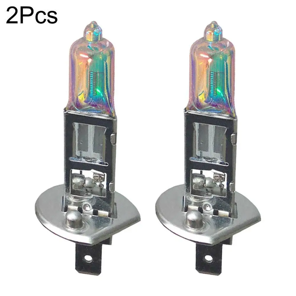 

2PCS Car Light 12V H1 Xenon Quartz Halogen Bulb Bulbs 55W All Weather Hid Fog Light Headlamps Bright Car Headlight Light 5000K