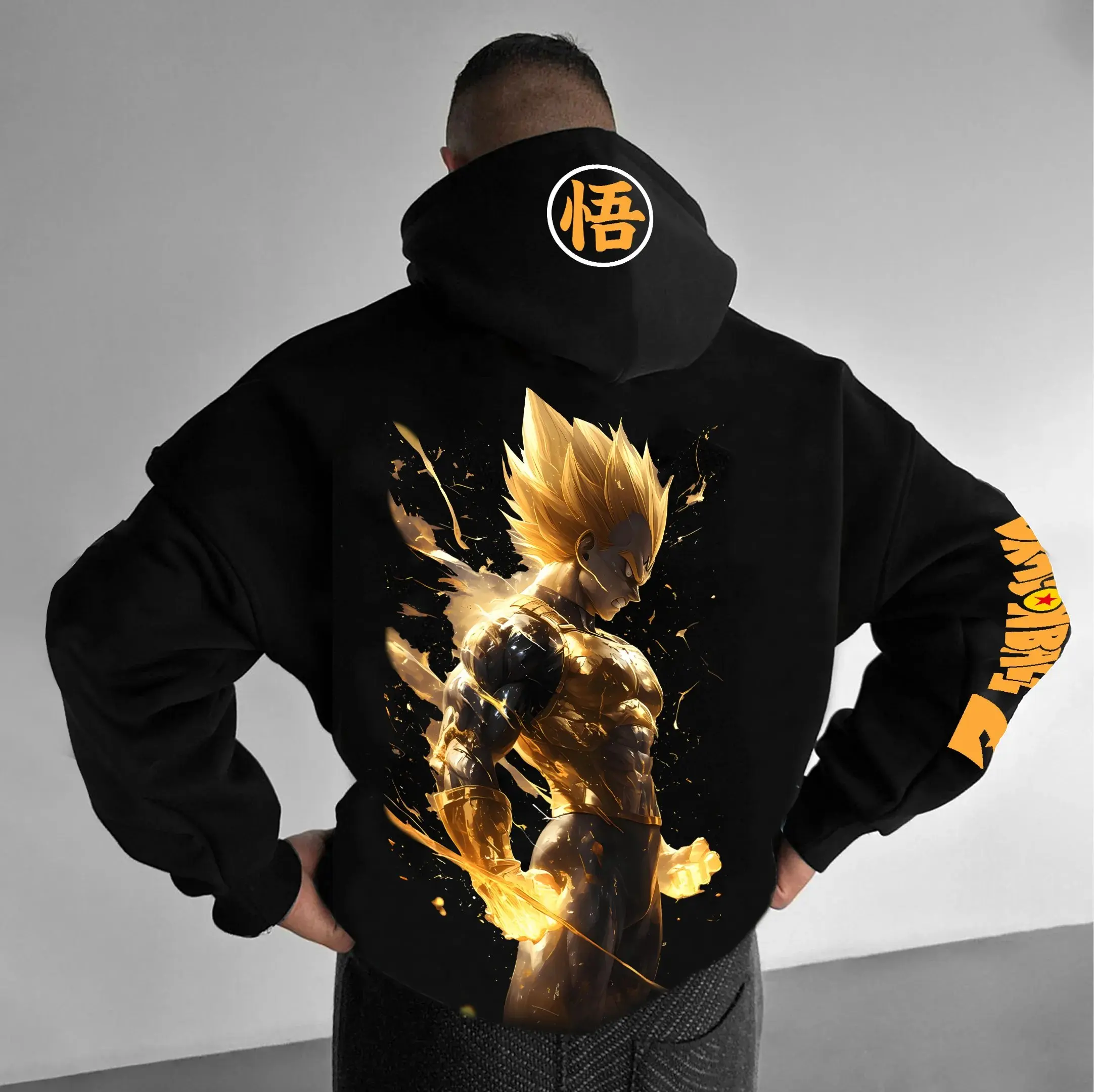 

Oversized Dragon Ball Hoodie Man Women Long Sleeve Pullover Sweatshirt Anime Print Streetwear Spring Autumn Casual Hooded Jacket