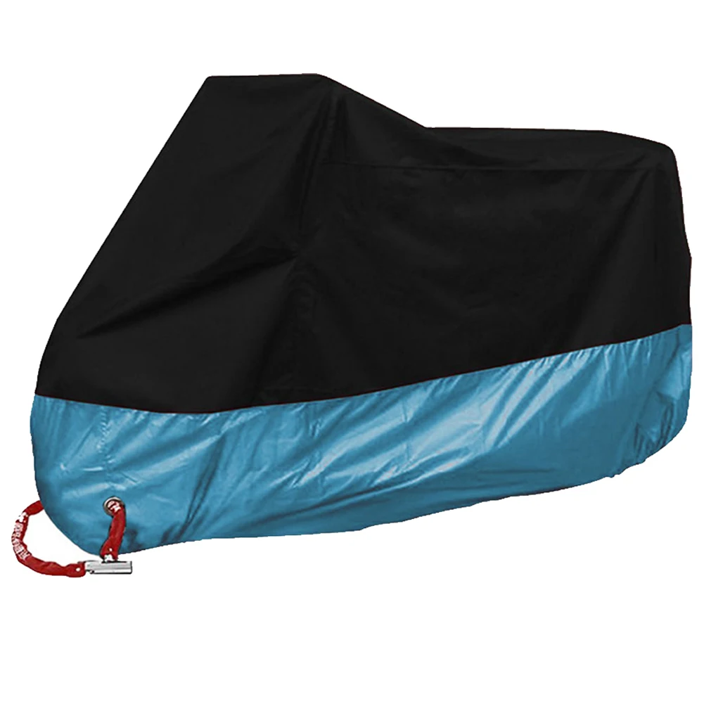 

XXXXL Blue/Black Motorcycle Cover Dust Rain Waterproof Motorbike Cover Fit For Harley Davidson Street Glide FLHX Touring