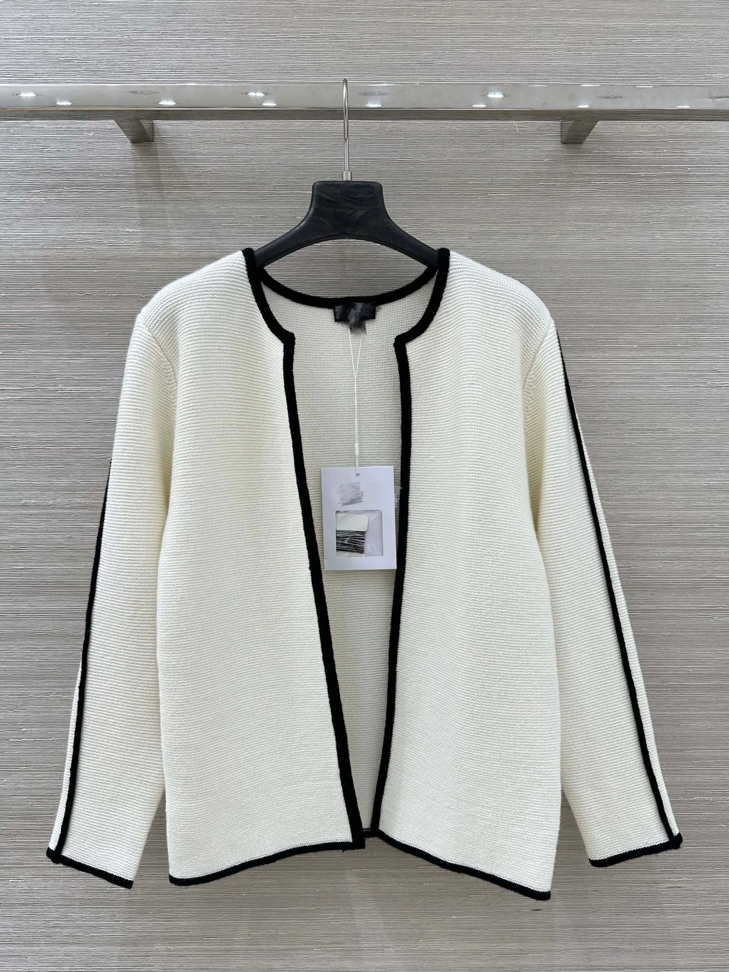 

Низкопрофильный шерстяной кардиган класса люкс: комфортный, повседневный, стильный, универсальный женский верхний одяг, вязаный, длинный...