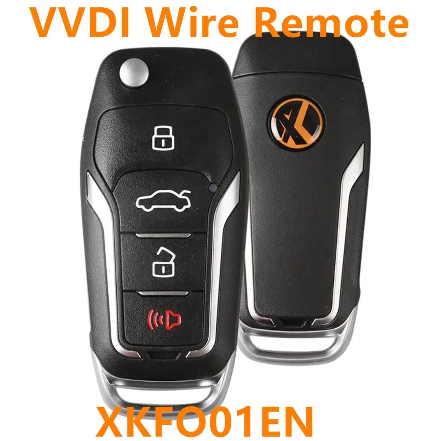 Xhorse-XKFO01EN العالمي سلك مفتاح بعيد لفورد ، 3-زر مفتاح السيارة عن بعد ، VVDI أداة صغيرة ، VVDI2 النسخة الإنجليزية ، 1 قطعة