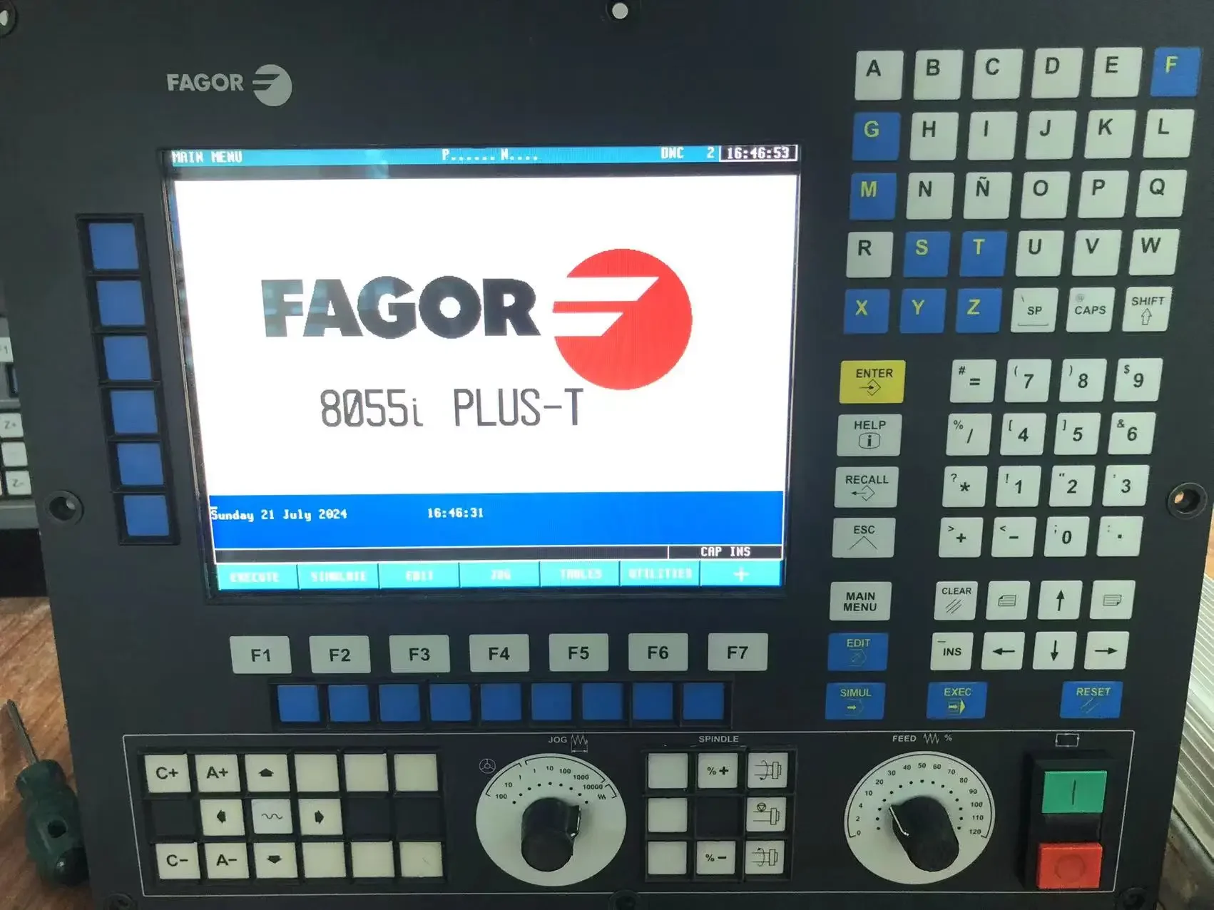 second hand CNC 8055iPLUS-T Fagor system CNC 8055i PLUS-T-MON-K fast shipping