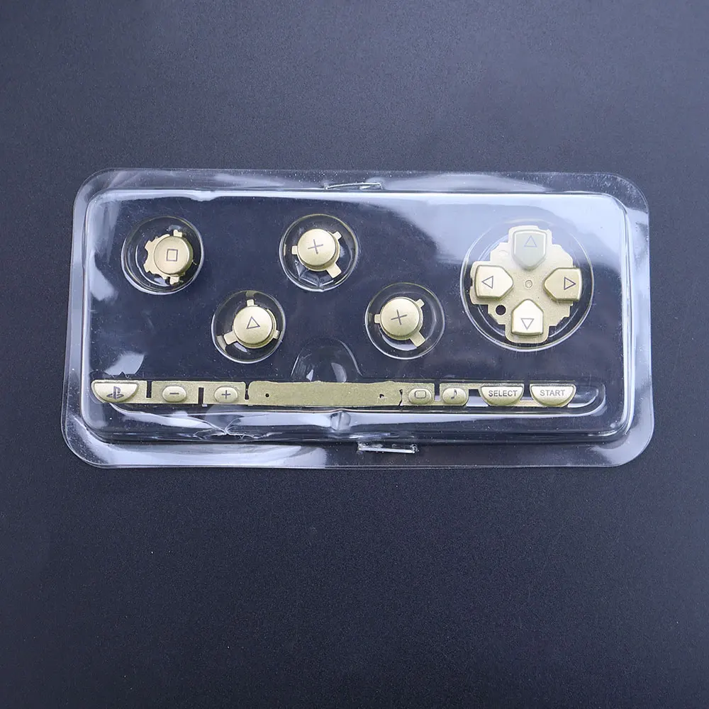 1Set Sinistra Destra ABXY Seleziona Start Home Button Kit D PAD Tasto del Volume di Ricambio Per PSP1000 PSP 1000 Console di Gioco Parti di Riparazione