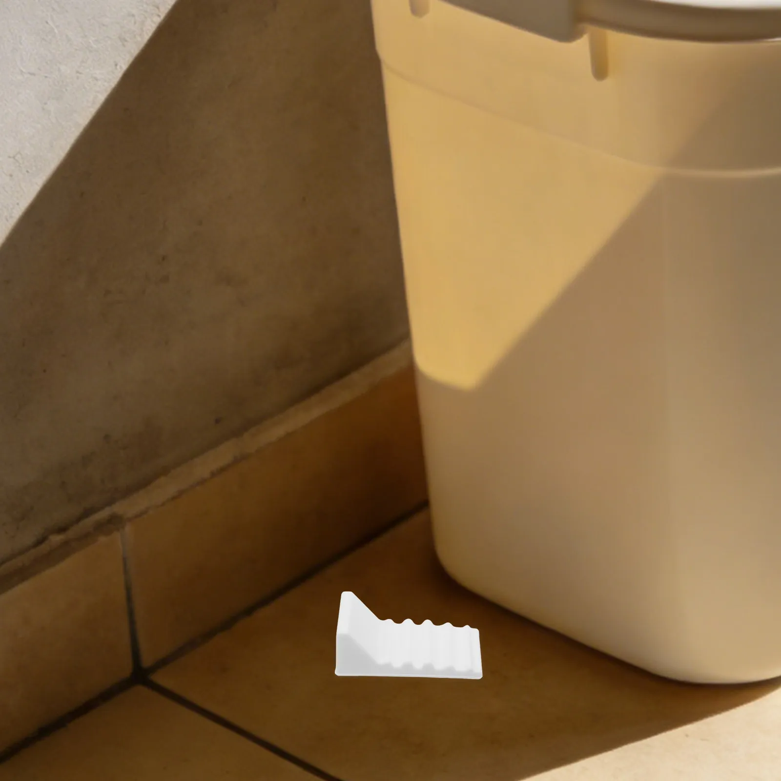 4Pcs Silicone Door Stopper Wall Protector Self-Adhesive Kitchen Trash Can Bumper Prevents Sliding Backward Noise Reduction