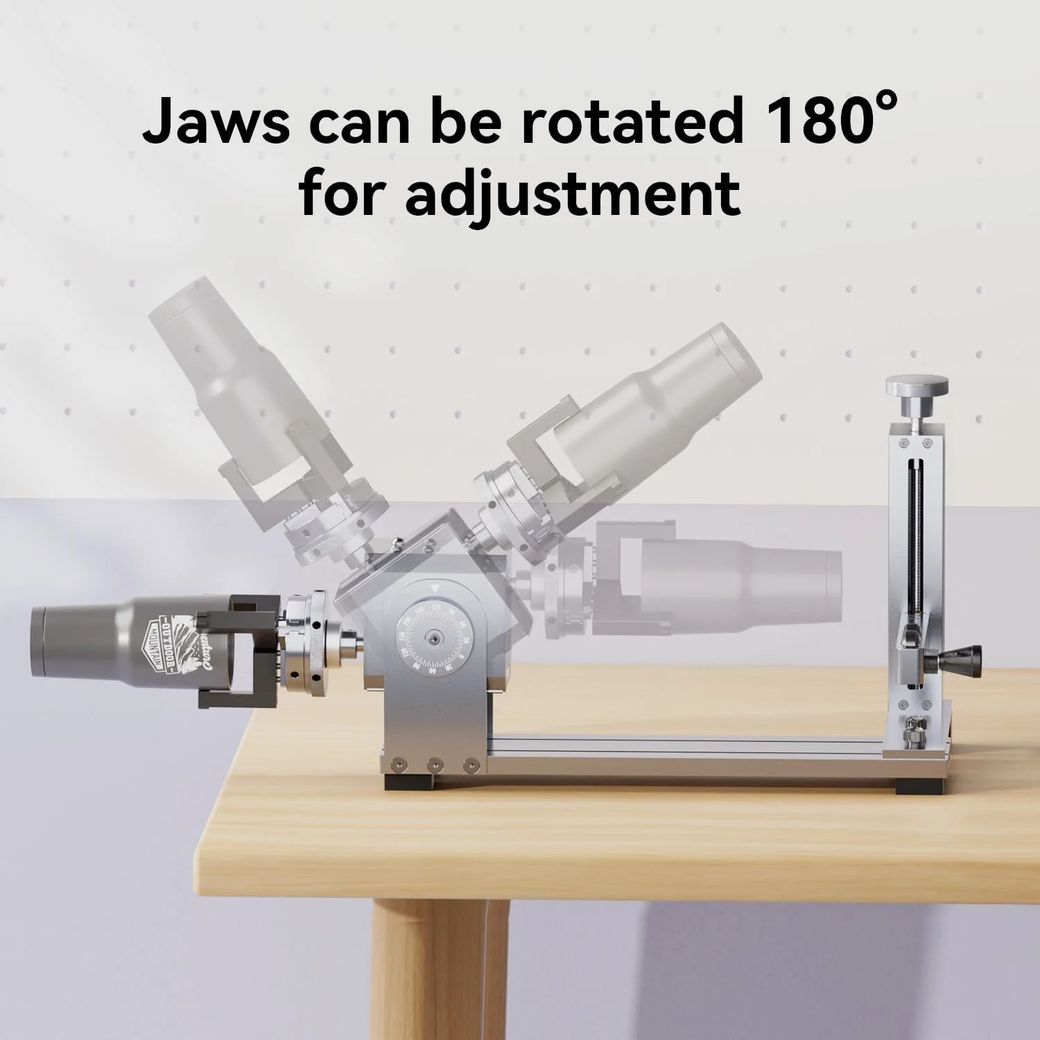 Incisore laser RAY5 da 20 W più lungo con kit Air Assist, rullo rotante 4 in 1 e sollevatore da 16 pezzi, oggetti cilindrici