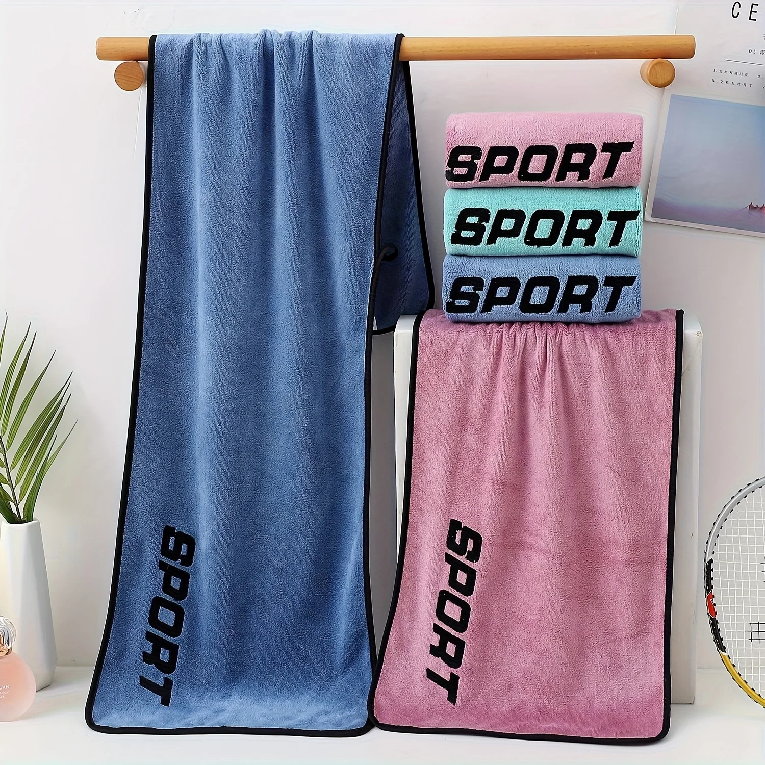 Pilates Yoga Towel - 1pc Sports Towel Ultra-fine Fiber Gym
