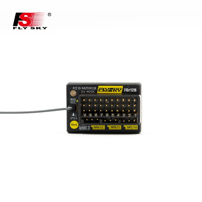 يتم تطبيق جهاز الاستقبال FlySky FGr8B/FGr12B على أجهزة الإرسال PL18، NB4، NB4 Lite