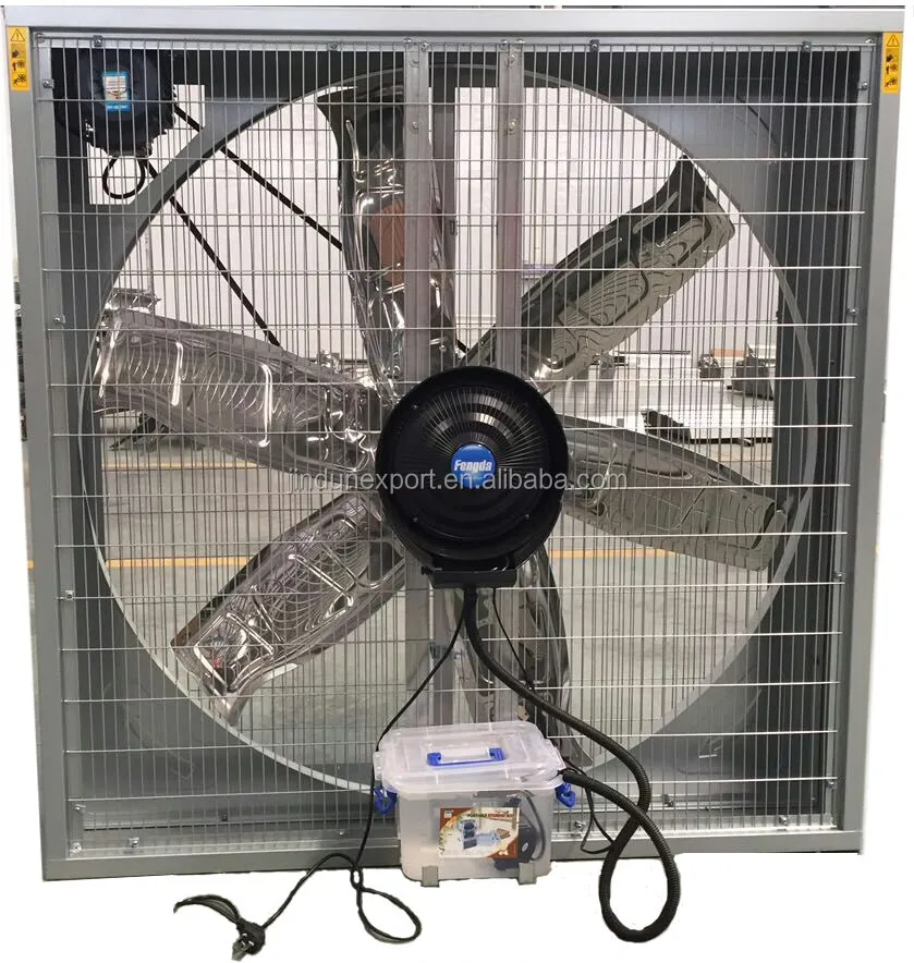 

2018 Shandong Shandong Poultry Farm Cooling Fans / Greenhouse Ventilation Fans / Cow House Hanging Type Hot Air Electric 50Hz