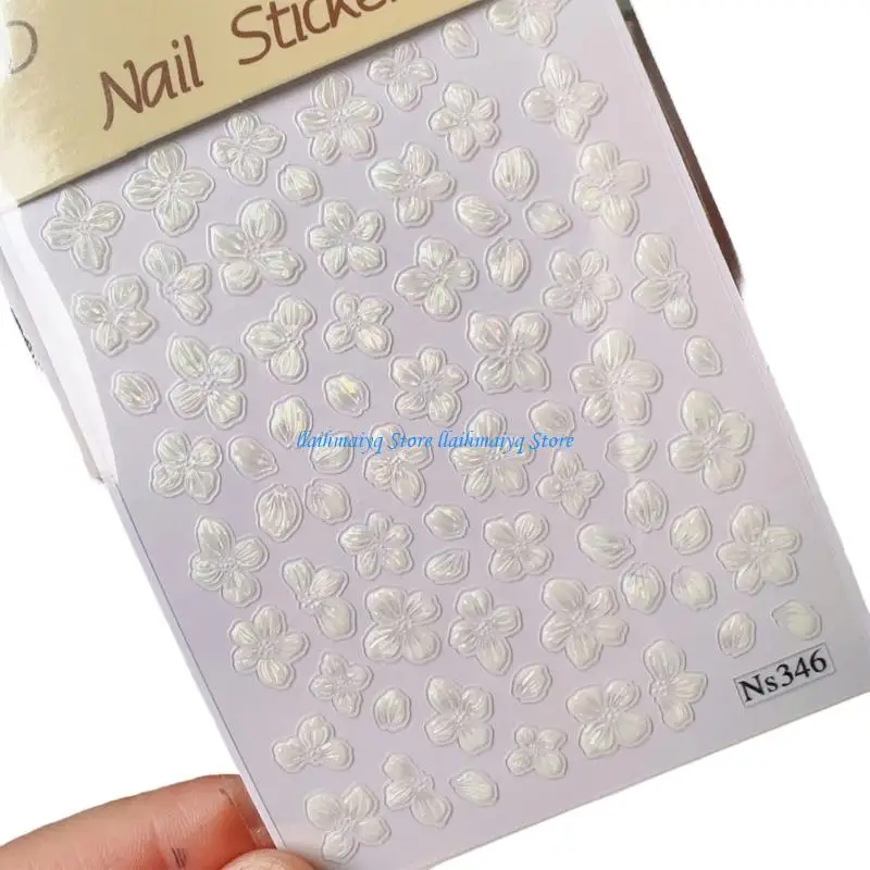 

573B Elegant 5D Flower Decals For Women Waterproof And Scratch Resistant