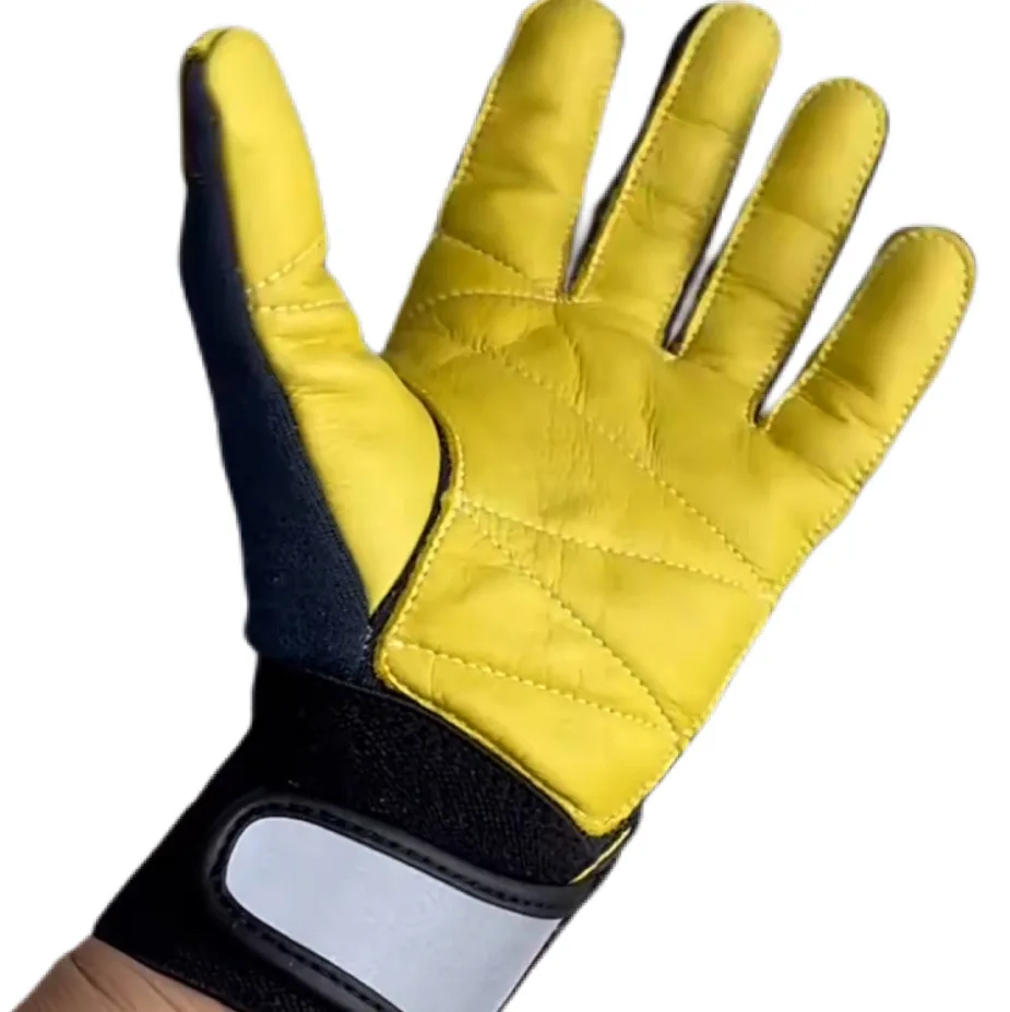 Firefighter climbing gloves flame retardant heat insulation cut resistant gloves leather emergency rescue gloves