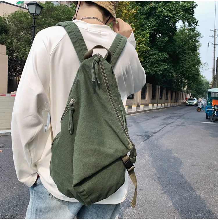 Fashionable and Casual Japanese Style Canvas Backpack for High School and College Students backpack women 가방 mochilas masculinas