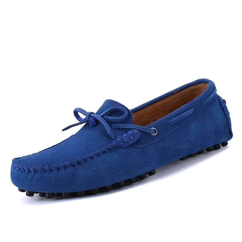 

Big Size Cow Suede Leather Men Flats Casual Shoes High Quality Men Loafers Moccasin Driving Shoes
