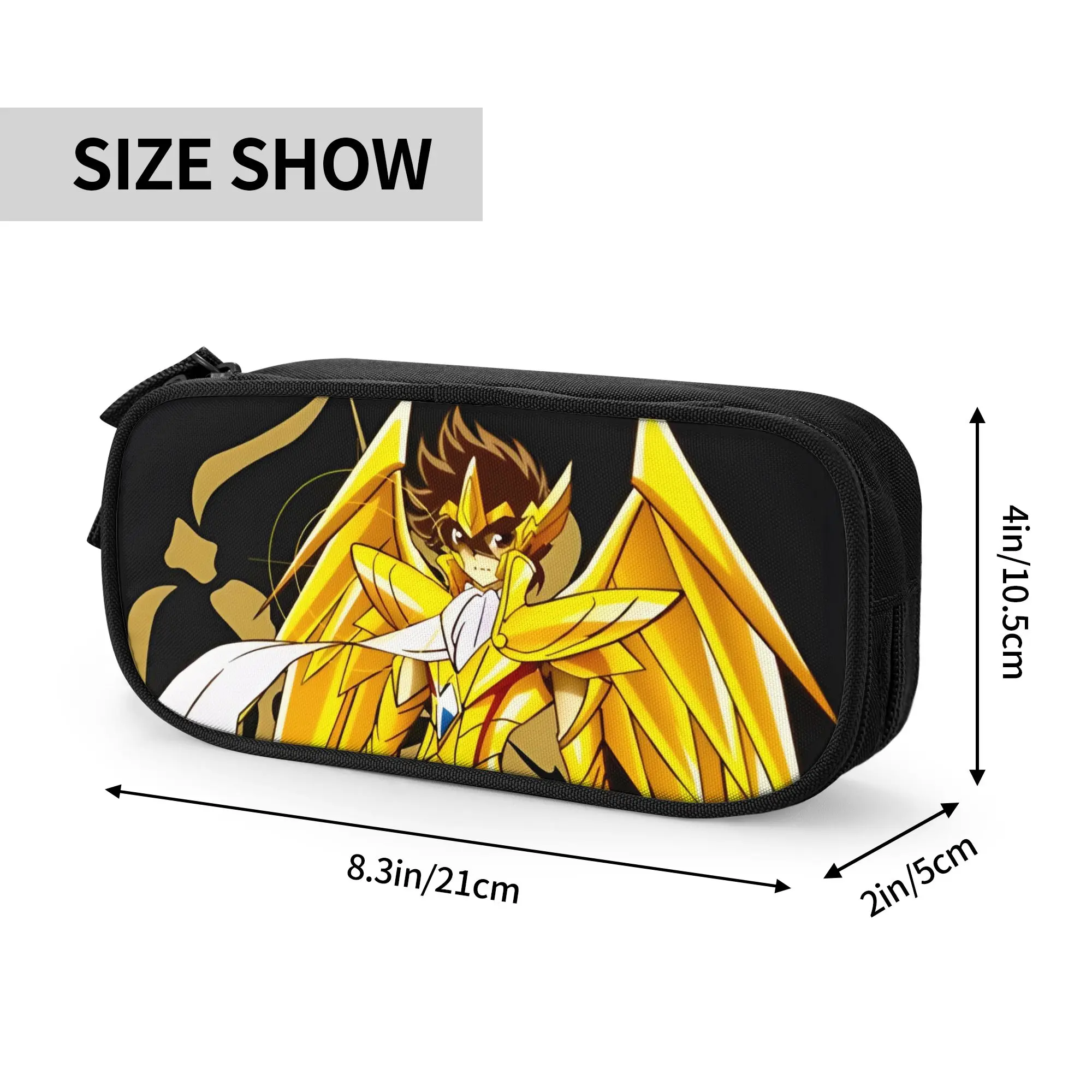 Large Capacity Bags for Child Cartoon Saint Seiya Sagittarius  Handheld Study Bag for Boys Gilrs Kids