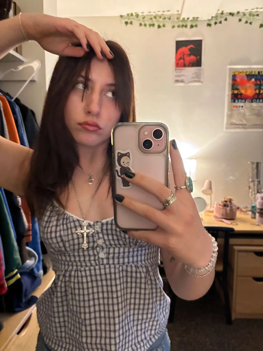 البحرية منقوشة الدانتيل تقليم سليم تانك القمم امرأة ثلاثة أزرار الخامس الرقبة الظهر الدانتيل متابعة القطن بروتيل الصيف خمر الشارع الشهير المحاصيل القمم #2