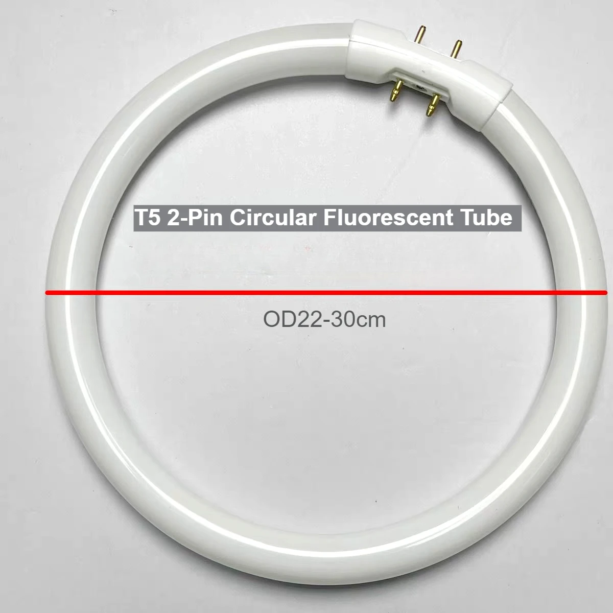 2 Pins T5 Circular Fluorescent Ring Bulb Inside Outside 4-Pin Tri-Color IEC Type Lamp Tube