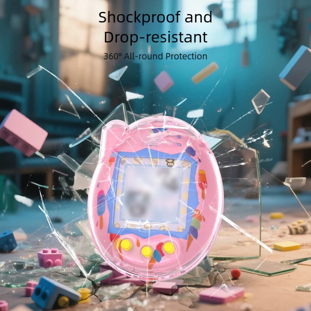 Para Tamagotchi Connection V3 funda transparente de PC todo incluido cubierta protectora a prueba de polvo accesorios de carcasa protectora Digital para mascotas