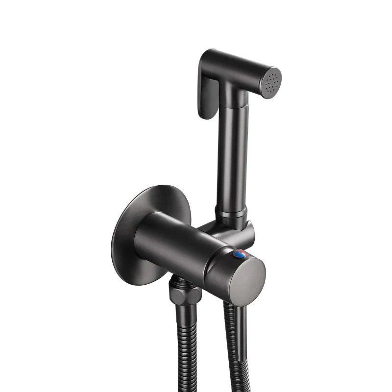 VGX Messing Bidet Kraan Set Handheld Ducha Higienica Warm Koud Wc Kraan Vrouwen Wasmachine Badkamer Shattaf Sproeier Hygiënische Douche