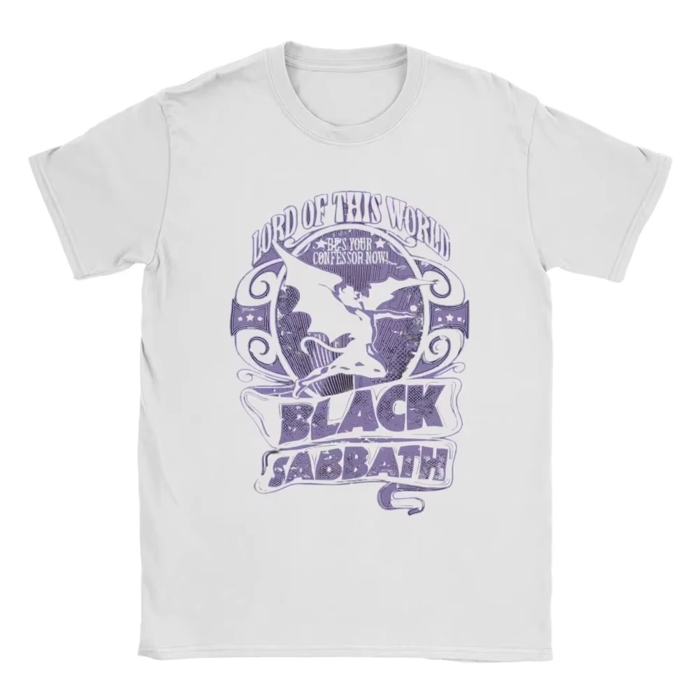 T-Shirt Vintage Black Sabbath Heavy Metal Rock Band pour hommes et femmes, tendance, été, Y2K, manches courtes, confortable, pour femmes et hommes