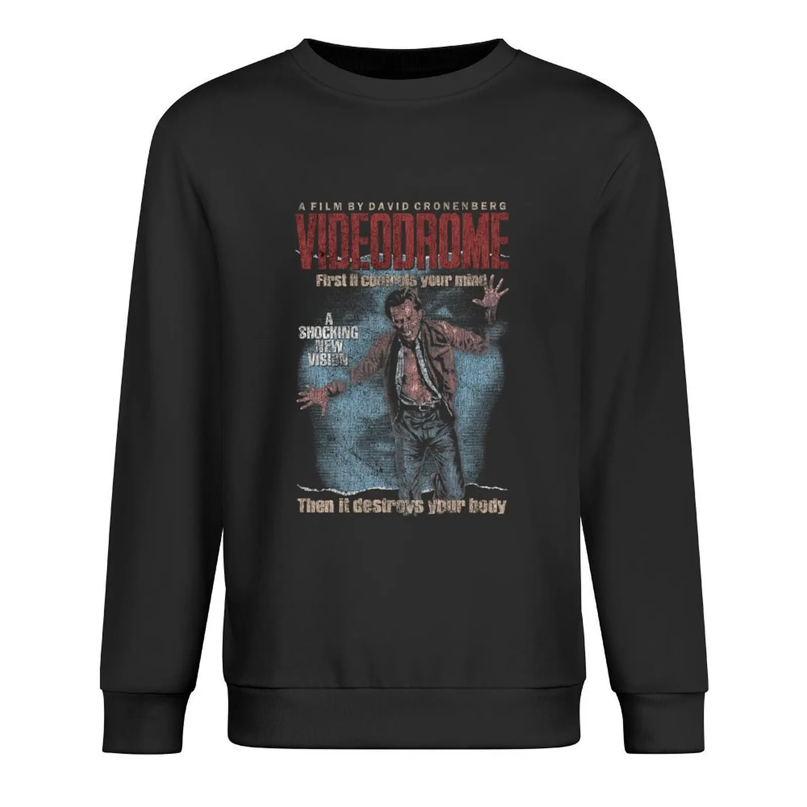 

Videodrome Pullover clothes for men aesthetic clothing men's sweat-shirt fashion men sweatshirts for men