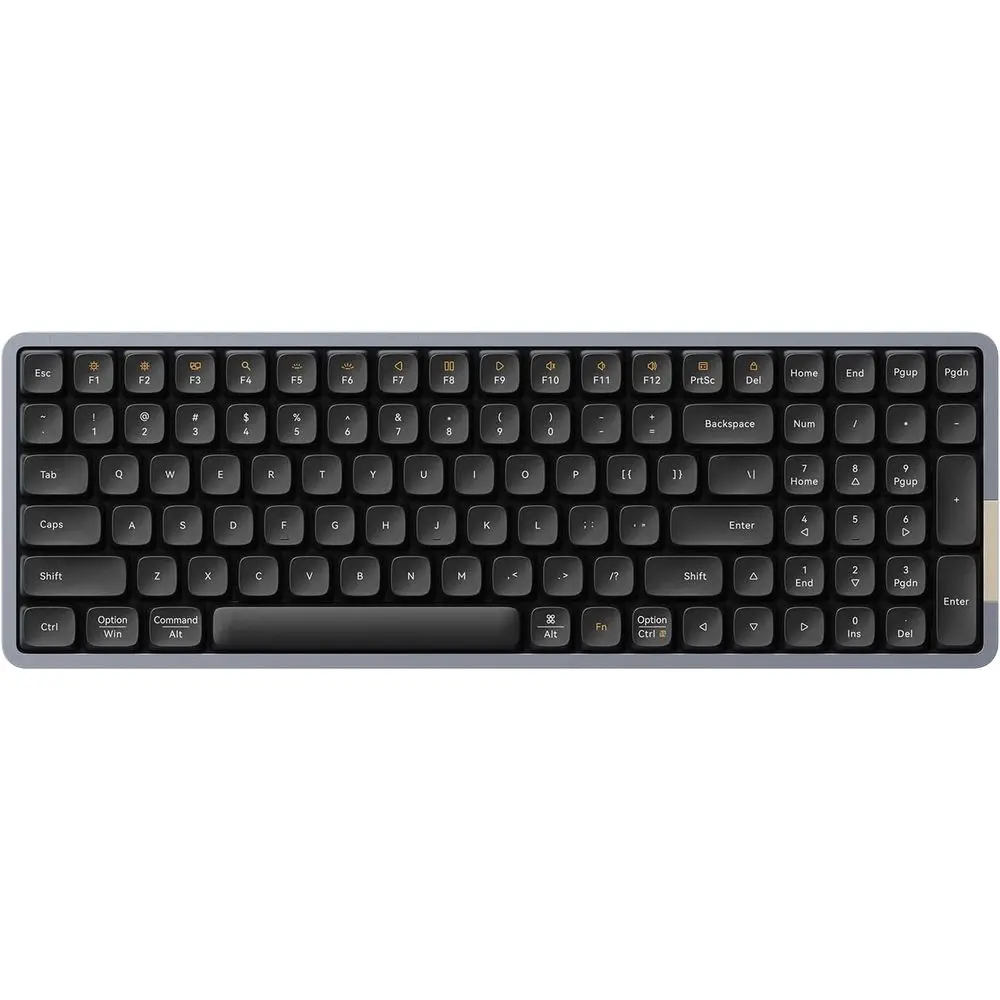 100-Key Rechargeable Mechanical Keyboard with Bluetooth & Wired Connectivity, Tactile Switches for Windows & Mac