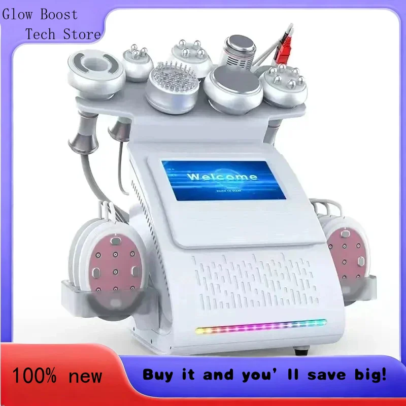 

Glow RF 80K Cavitation Ultrasonic Body Slimming Multi-Polar Radio Frequency Anti-Wrinkle Rejuvenation Skin Li