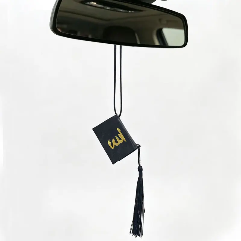 Muslim pray book quran leather car pendant car hanging