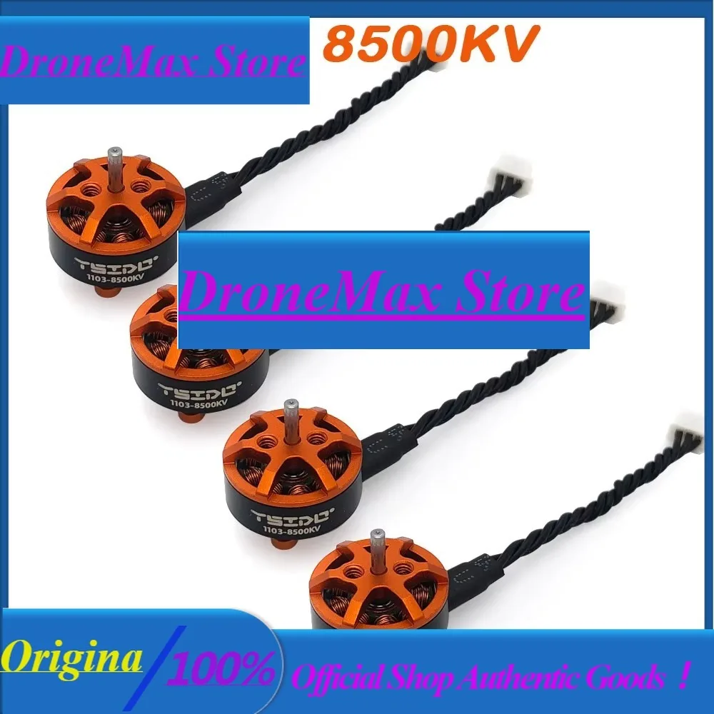 DroMaYSIDO 1103 8500KV 1-2s Lipo Brushless Motor 1.5mm Shaft For Gemfan HQprop 65mm Propeller Tinywhoop Pavo20 Bassline Micro Dr