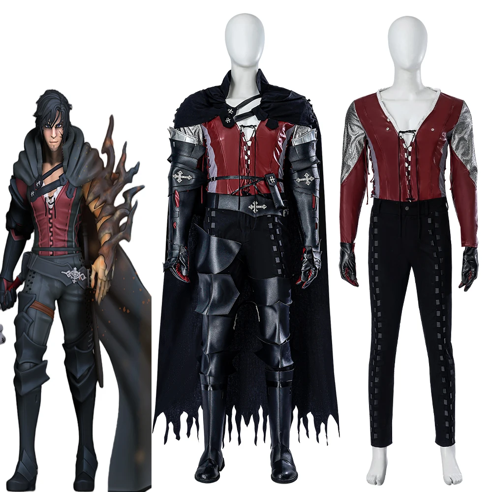 

Game Final Fantasy XVI Clive Rosfield Cosplay Costume For Men Fighting Uniform Full Set Halloween Carnival Party FF16 Show Suits