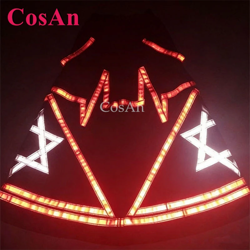 

Модные светоотражающие брюки CosAn Fashion Hexagram для уличных танцев, танцевальные штаны Melbourne Shuffle Ghost Dance, флуоресцентные брюки унисекс