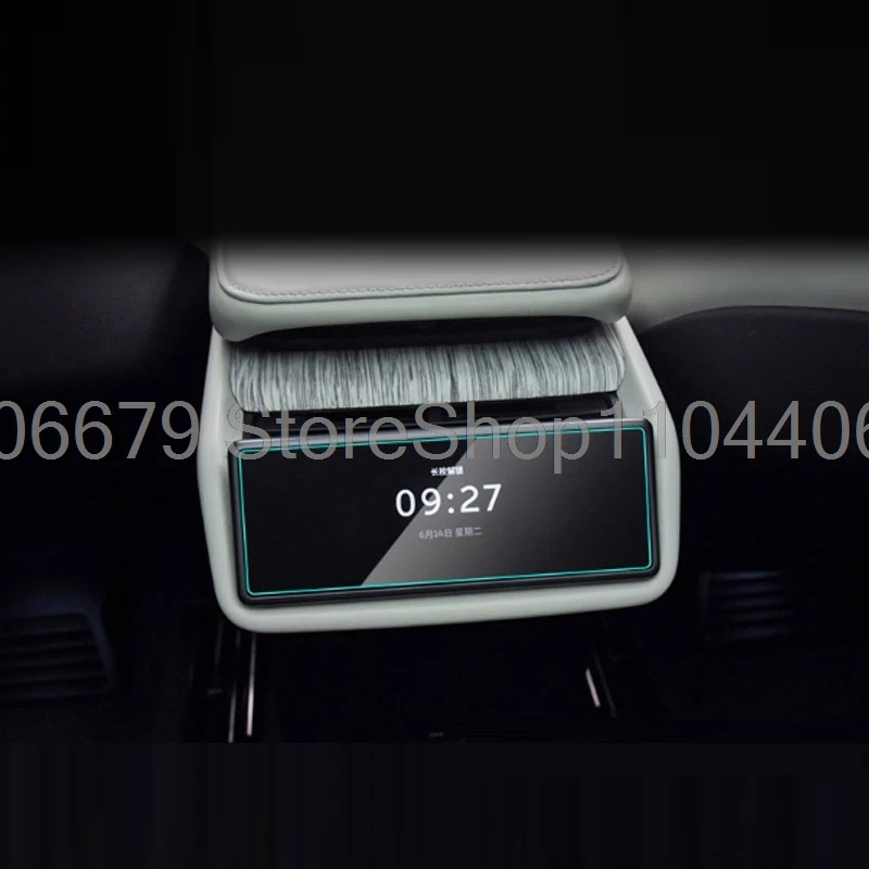 

For NIO ET7 NIO ES7 2021-2023 2024 8 inch car Rear air conditioning LCD screen Tempered Glass screen Protector Anti-scratch Film
