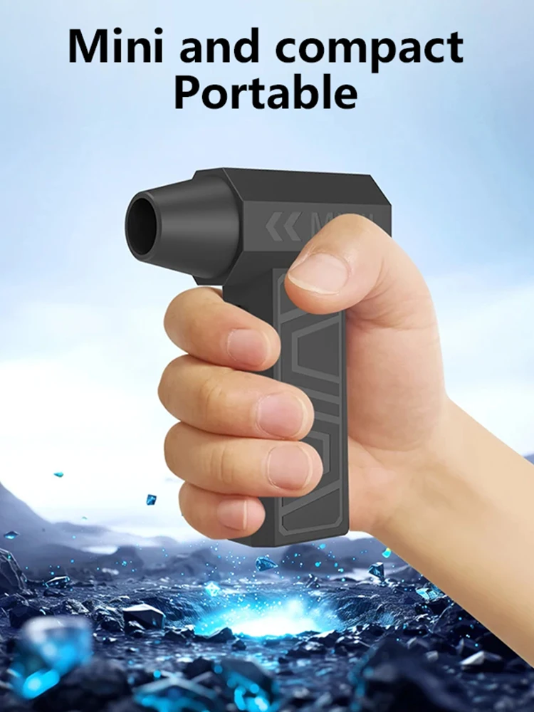 

Мощный портативный турбовентилятор-воздуходувка для уборки снега и пыли, высокоскоростной, новый