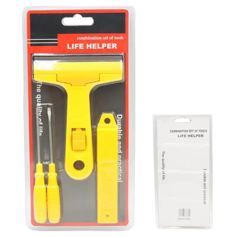 Painters Scraper Tool With Screwdriver Cleaning Scraper Handled Scraper Screwdriver Tool For Cleaning Sticker Paint Caulk From